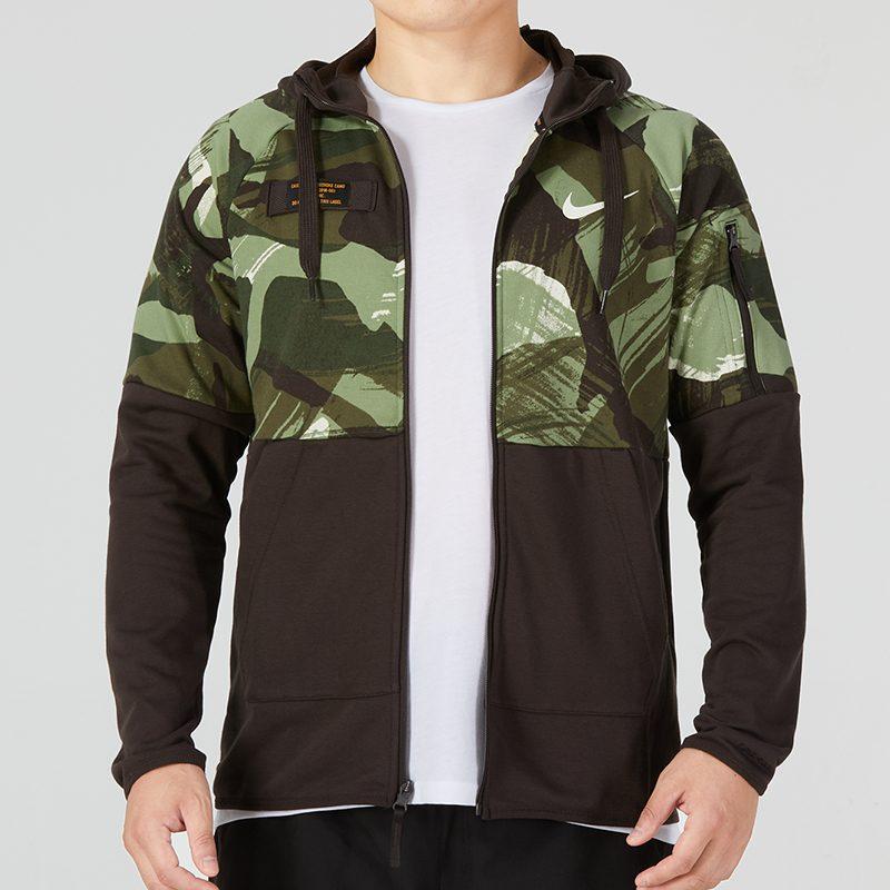 Nike Куртки Мужские Черные С Капюшоном Умеренные Прочие DQ4791-220