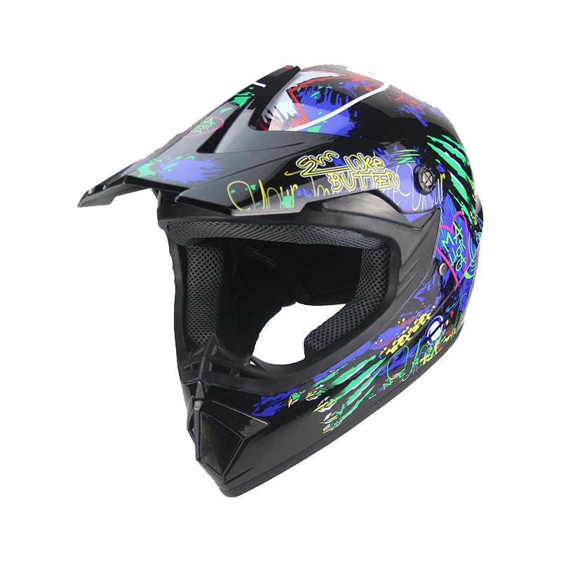 Unisex Off-Road Motorcycle Full Helmet 225 Pink Size 5 Travel Personality Safety Cover Four Seasons Motorbike Riding Helmet