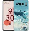 Роскошный чехол из ТПУ для Google Pixel 9 8 8A 7 7A 6 Pro XL 6A 5G Мультяшный Небо Черный Мягкая задняя крышка