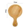 Burr‑free Pizza Board Bamboos Serving Board Light‑weight Food Holder  Restaurant