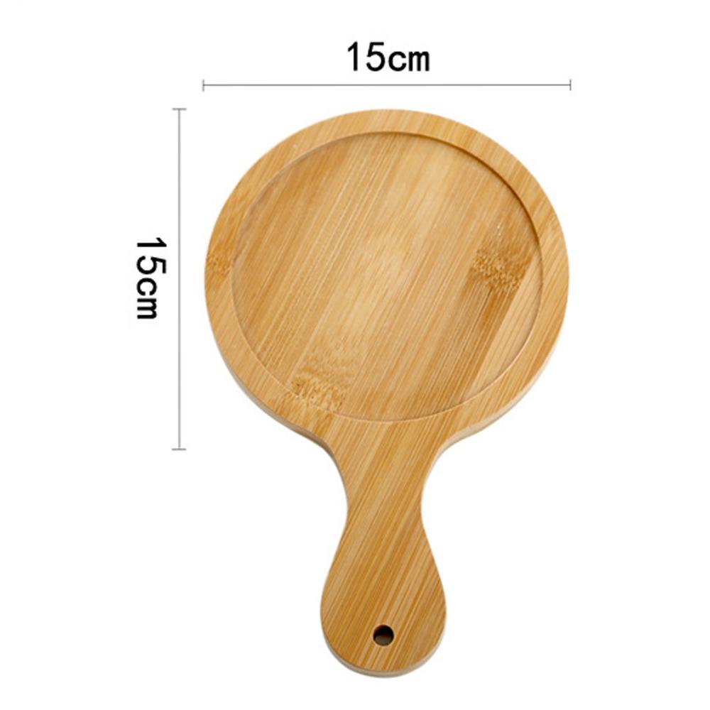 Burr‑free Pizza Board Bamboos Serving Board Light‑weight Food Holder Restaurant