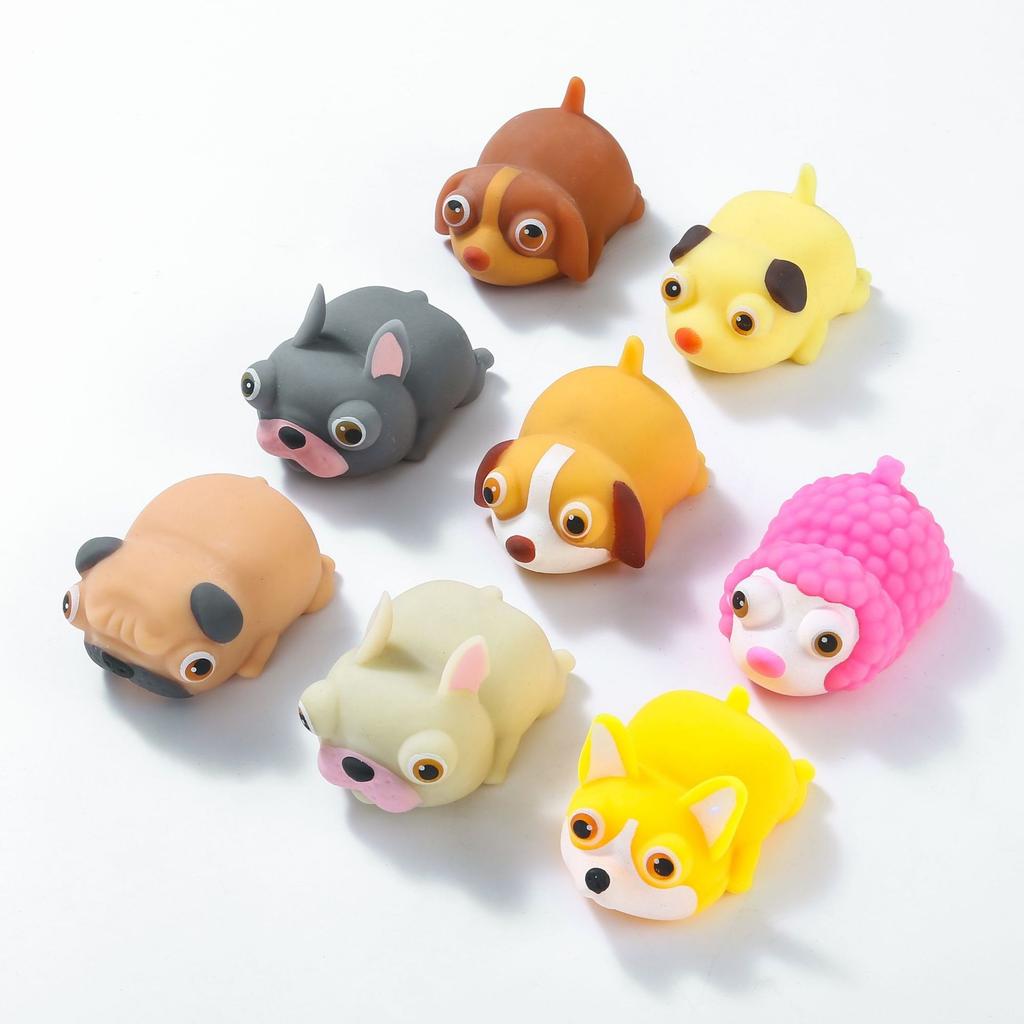 Мультяшная Собачка Моти Сквиши Игрушки Мягкие Сенсорные Игрушки для Снятия Стресса Фиджеты Игрушки Анти-Стресс Животное Новинка Игрушка Сувениры на Вечеринку Подарок