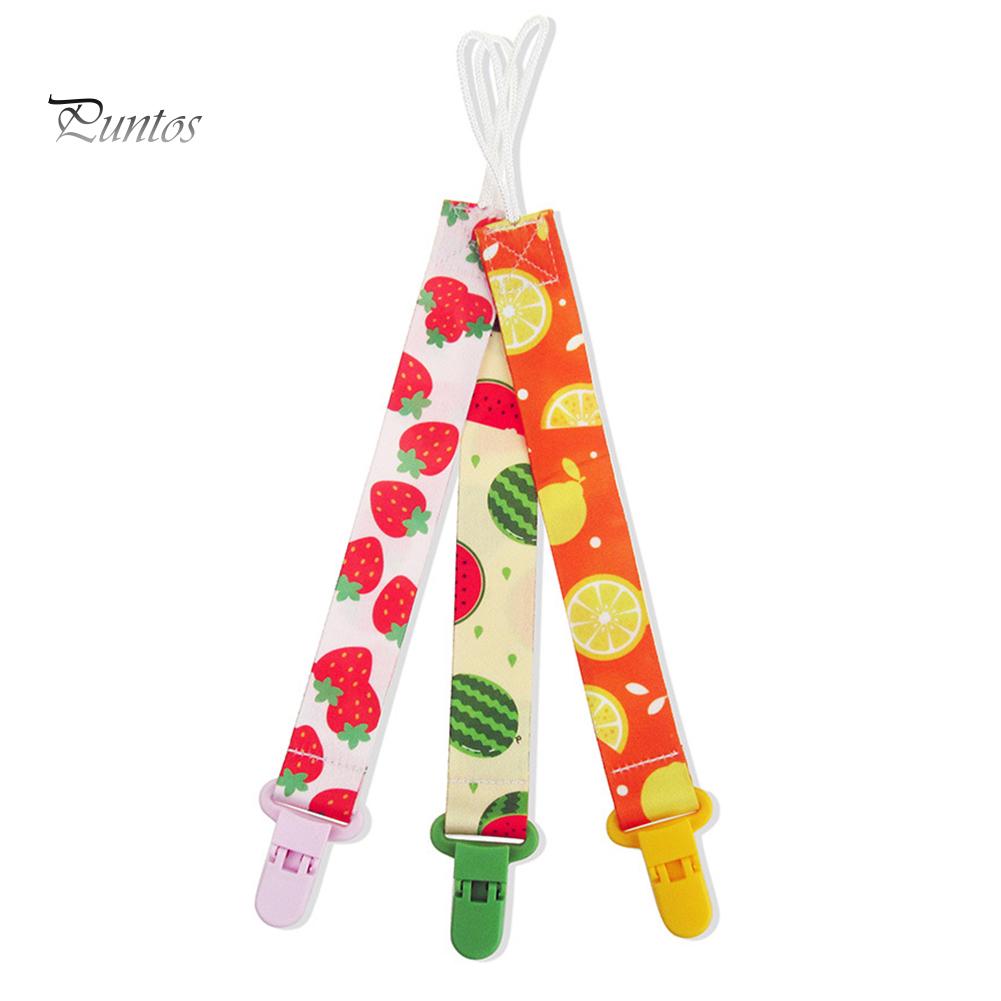 Puntos Cartoon 3 шт./компл. милый держатель для пустышки с зажимом для соски-пустышки для прорезывания зубов