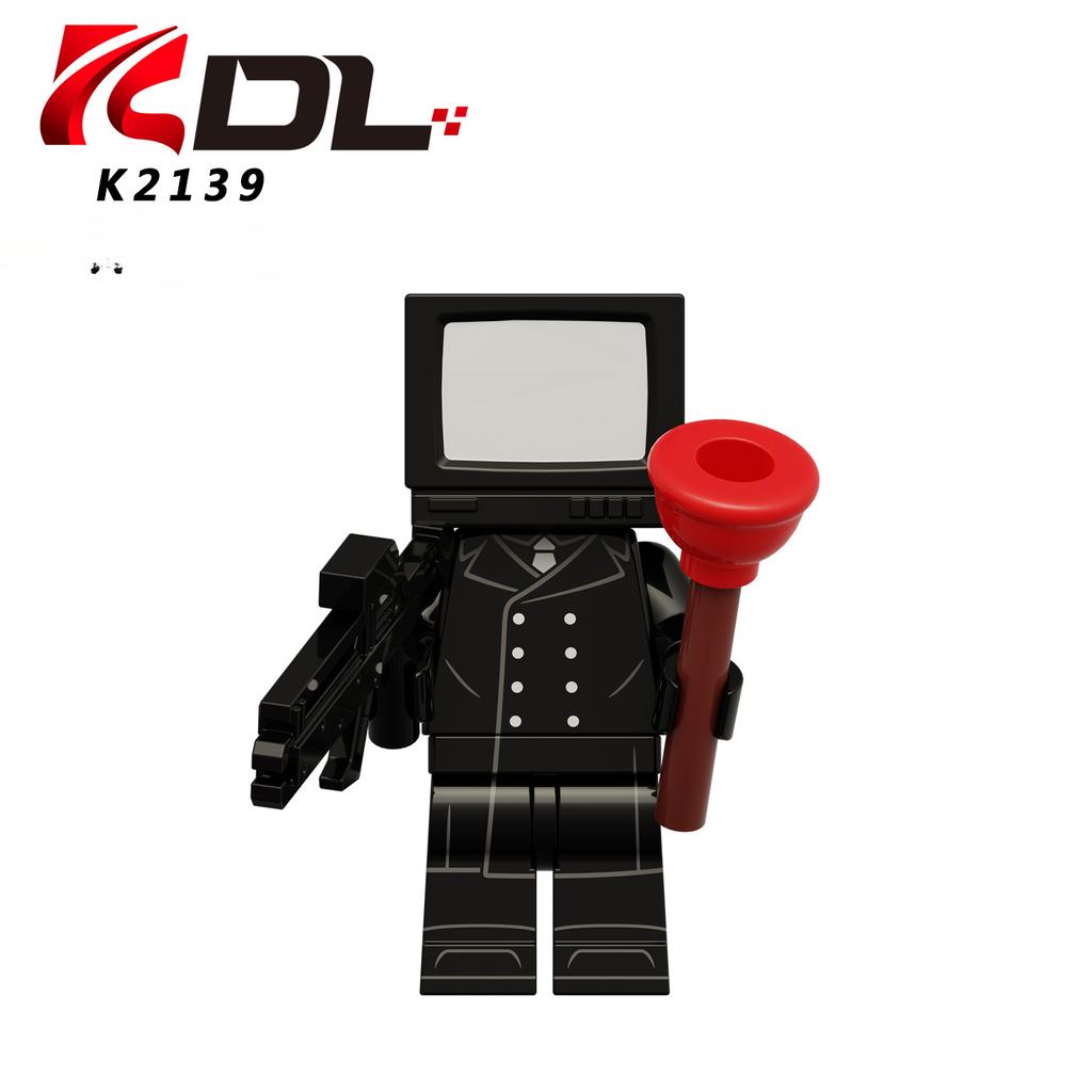 KDL818 Туалет Человек Динамик Человек Монитор Человек Модель Сборка Строительных Блоков Человек Детские Развивающие Игрушки