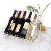 Creative Iron Wire Multi-Bottle Desktop Wine Rack