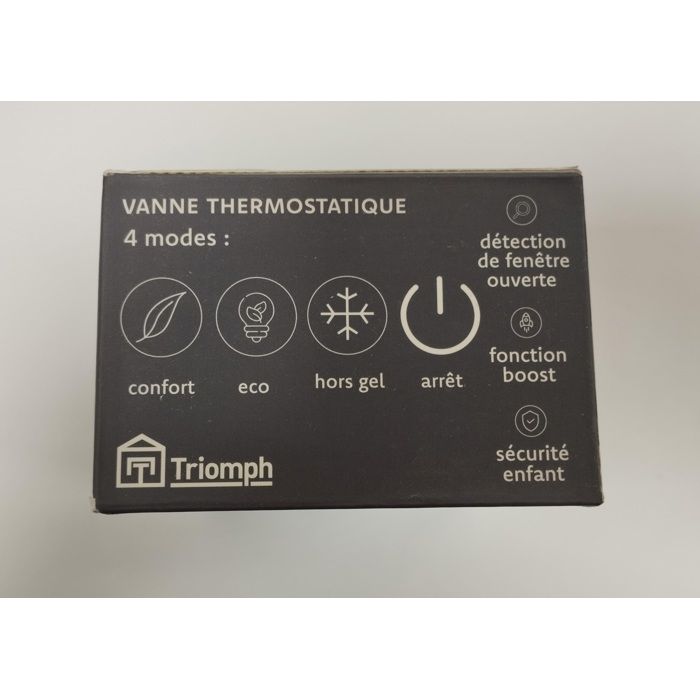 Triomph Vanne Thermostatique connectée 8 adaptateur inclus contrôle à distance