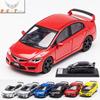 DCT 1/64 FD2 Модель 8-е Поколение Honda Civic Type R Автомобиль Сплав Моторное Транспортное Средство Литая Металлическая Модель Детские Рождественские Подарки Игрушки для Мальчиков