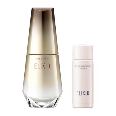 Elixir Набор The Serum Experience aL ba 50 мл Мини Осветляющая сыворотка с транексамовой кислотой для упругости и Превосходный Расслабляющий аква-цветочный + Лосьон.