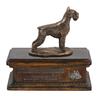 Schnauzer II – Urn for Dog Ashes, Personalized Urn with a Statue |
