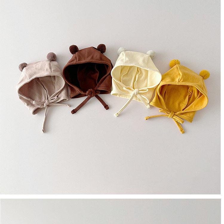 Шапка-ушанка с помпоном для младенцев и малышей - Тонкая, в корейском стиле, для мальчиков и девочек (Весна осень)