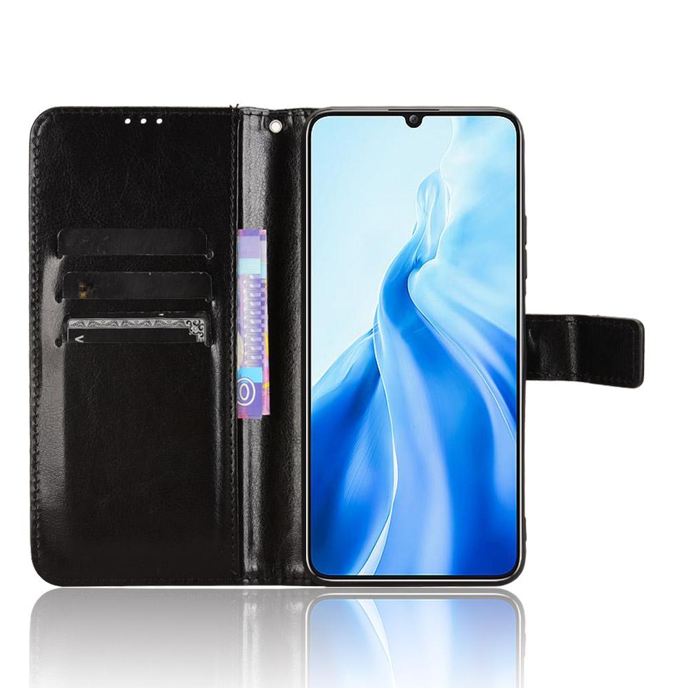 for Oukitel C51 Wallet Case with Kickstand & Card Slots – Shockproof, Dustproof, Business Heavy Duty Flip Leather Cover