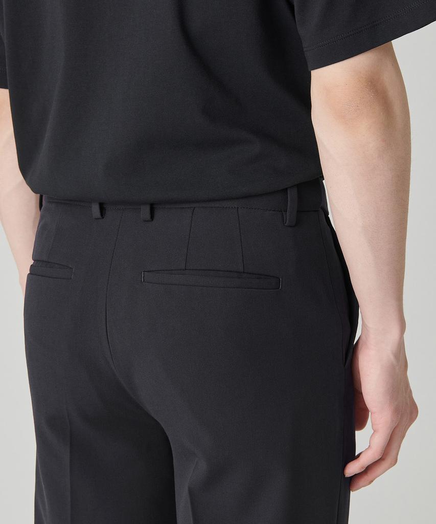 MUSINSA STANDARD Straight Hidden Banding Slacks [Dark Gray]