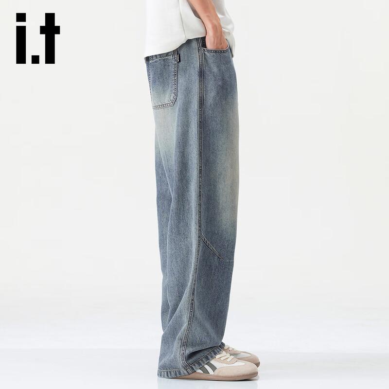 Izzue it Мужские легкие лиоцелловые джинсы прямого кроя