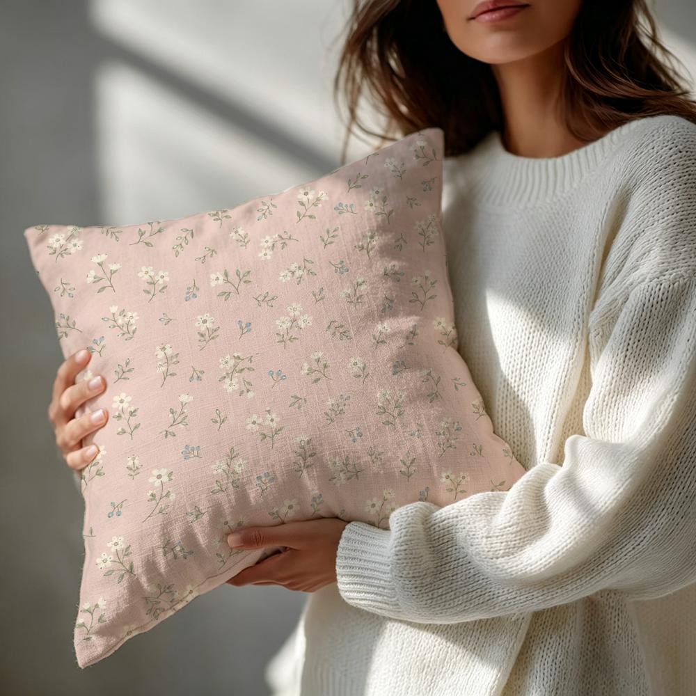 Pattern Small Floral Japanese Sundries Cushion Cover Patterned Cushion Cover Romantic Cozy Home Sofa Decoration