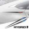 2 шт. автомобильные наклейки ТПУ автомобильные аксессуары para auto для Hybrid Synergy Drive Toyota Prius Camry Rav4 yaris Crown Auris ford