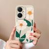 Чехол для Vivo V29 Lite Y36 Y17S X90 Pro Y27 Y78 + Корпус Популярный защитный противоударный бампер с цветком авокадо Мягкий жидкий силиконовый чехол для чехлов Vivo
