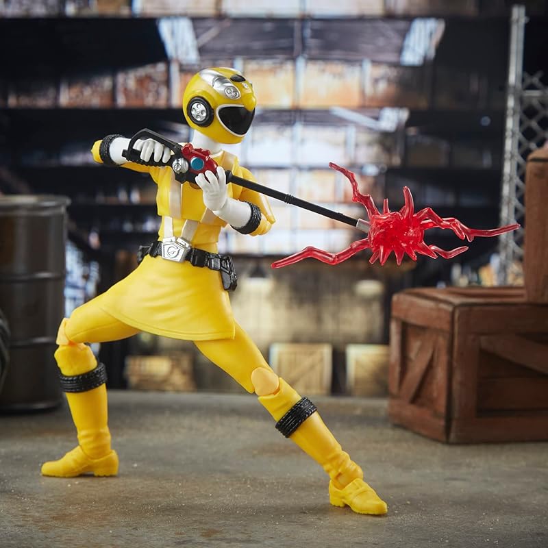 Power Rangers Lightning Collection RPM Yellow Ranger 6 дюймов Премиальная коллекция фигурок игрушек с аксессуарами Целевой возраст 4 года и старше