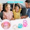 1/2/4Pcs Stress Cube Fidget Toy Slow Rebound TPR Anxiety Relief Rhinestone