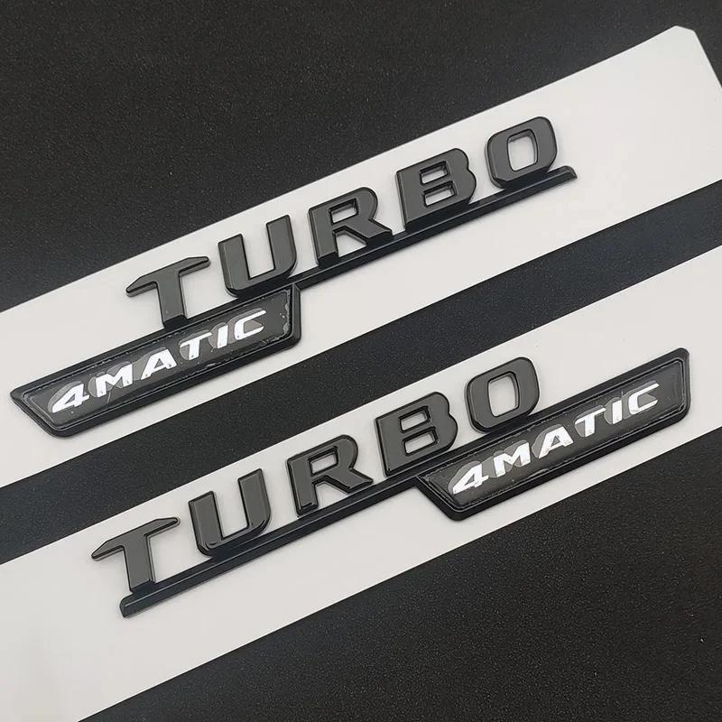LWC1 3D ABS Car Letters For Mercedes CLA35 CLA45 AMG C117 W117 CLA45S C118 W118 Fender TURBO 4MATIC Emblem Logo Sticker Accessories