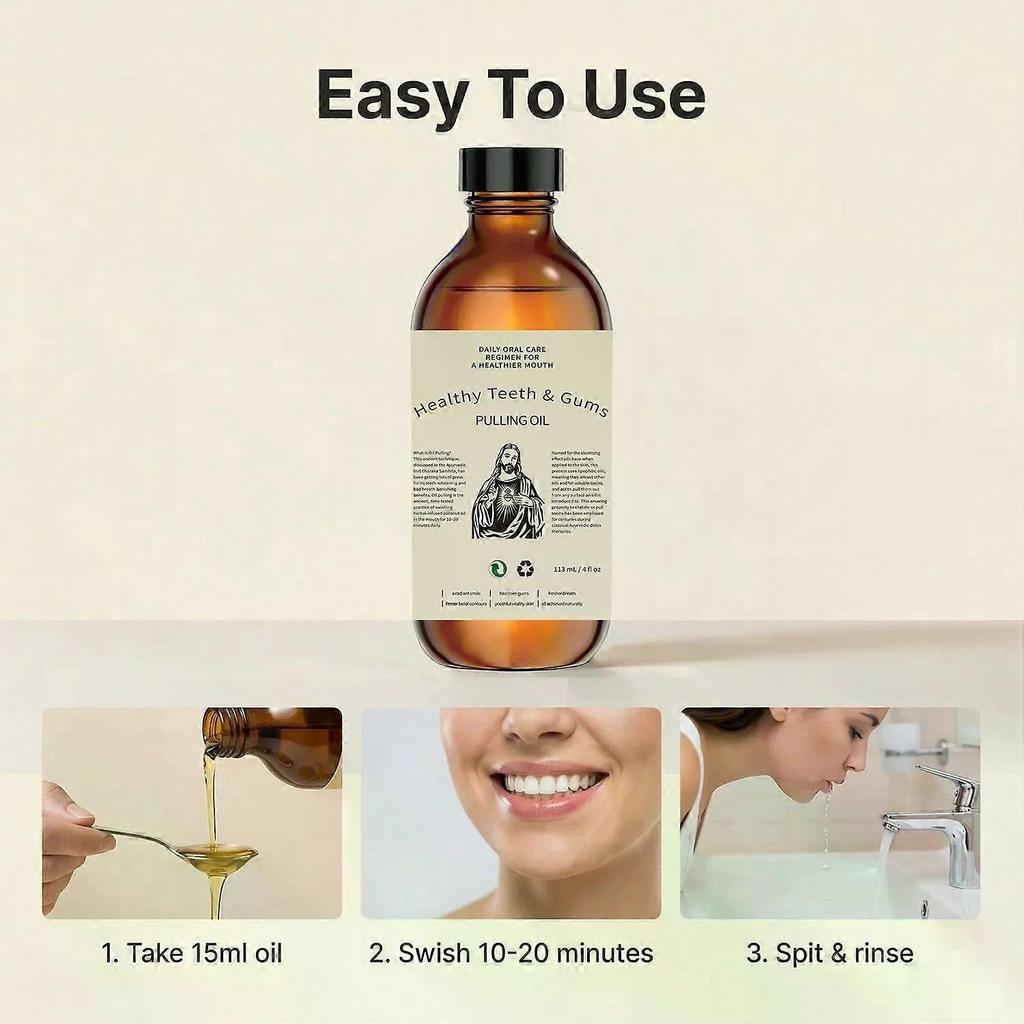 Coconut Oil Pulling Mouthwash