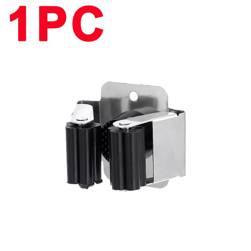 5/1 шт. самоклеящиеся зажимы для держателя швабры из нержавеющей стали, держатель для швабры с винтом, полка для органайзера для кухни и ванной комнаты