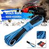 15m 7700LBs Winch Rope String Line Cable With Sheath Synthetic Towing Rope Car Wash Maintenance String for UTV Off-Road