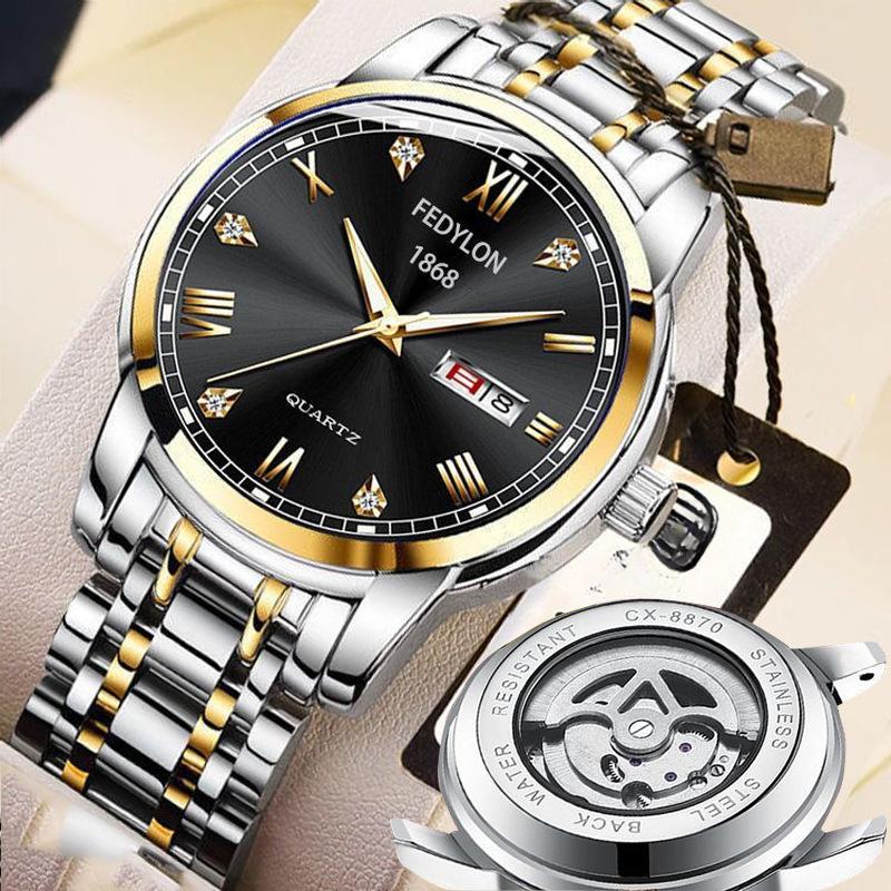 Новые полностью автоматические немеханические часы с турбийоном, светящиеся водонепроницаемые часы для мужчин с циферблатом-чехлом, высококачественные часы