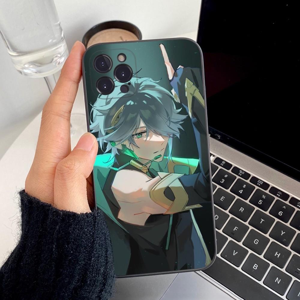 Genshin Impact Alhaitham Phone Case For IPhone 18 14 11 12 13 Mini Pro XS Max Cover 6 7 8 Plus X XR SE 2020 Funda Shell