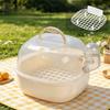 Transparent Travel Bird Cage Large Space Small Animal Carrier Universal Parrot Carry Box  Small Pet