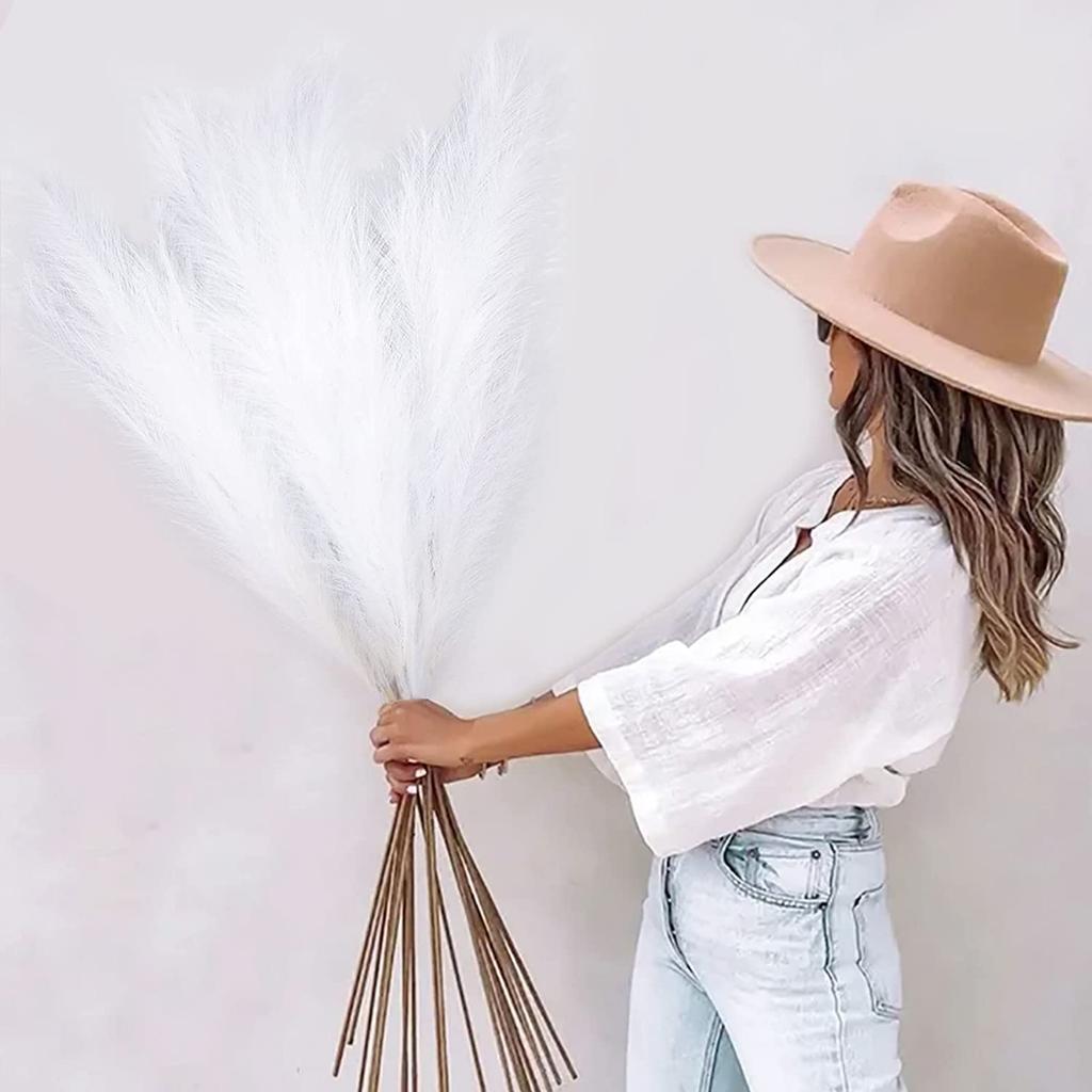 4 шт. стебли, большие искусственные пампасы высотой 110 см, искусственные пампасы, цветочные искусственные пампасы, ветки травы, растения для домашней кухни, декор в стиле бохо