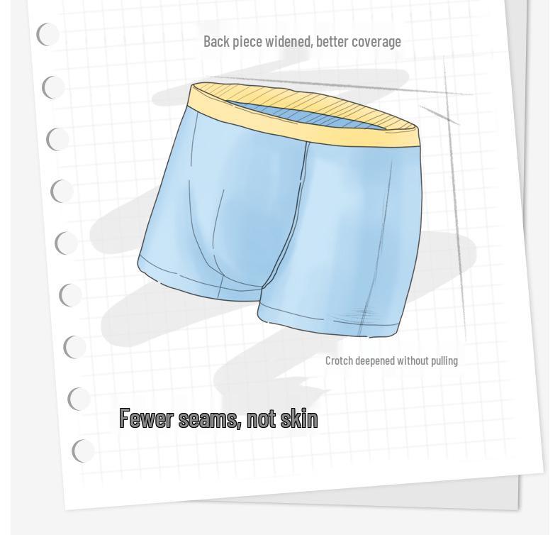 Шелковые антибактериальные боксеры из чистого хлопка для мальчиков