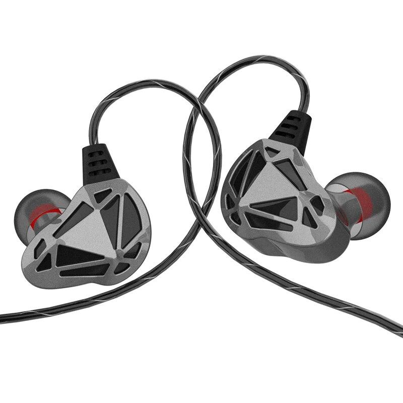 QKZ AK7 Медный драйвер HiFi Проводные наушники Спортивная гарнитура Бас Стерео Супер чистая Игровая гарнитура Музыкальные вкладыши с микрофоном