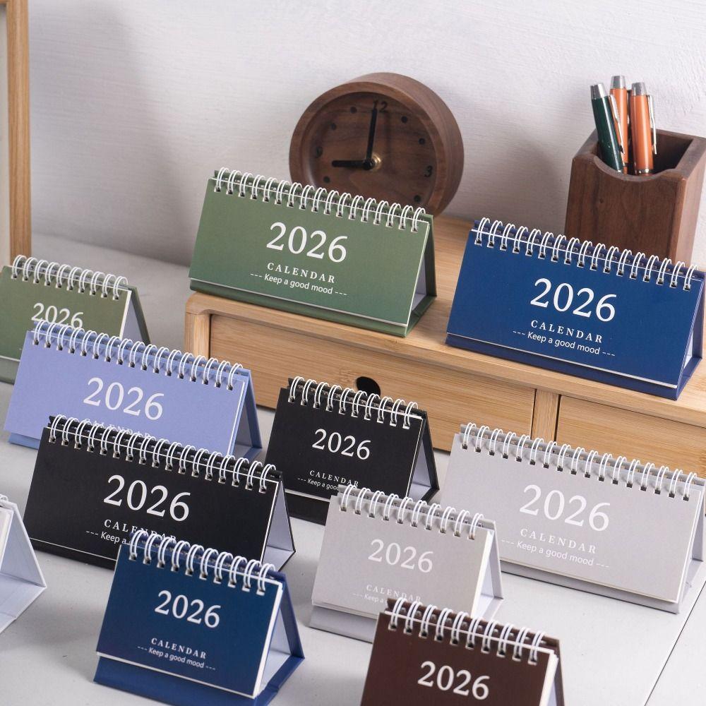 Desktop Decoration 2026 Desk Calendar Portable Schedule Planner  Office School Supplies