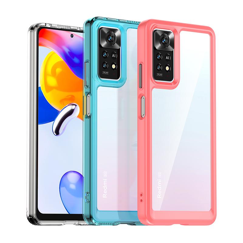 Прозрачный акриловый чехол для Xiaomi Redmi Note 11 Pro 5g 11s 10a 9c 10c K40 K50 K40s Mi 12 12x Poco F4 C40 X4 Pro M4 F3