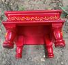 Hand Painted Wooden Chowki | Traditional Indian Pooja Bajot | Colorful Folk Art Decor