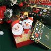 Santa Claus Christmas Slap Bracelets Reindeer Elk Hand Ring Ornaments Clap Circle Toys  Kids Toys