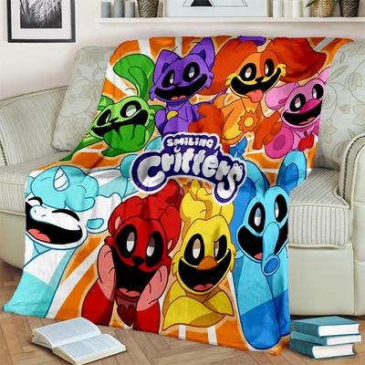 29 Стиль Новое Милое S-Улыбающееся C-Существа Котенок Craftycorn Мультяшное Одеяло, Мягкое Плед для Дома Спальни Кровати Дивана Детей