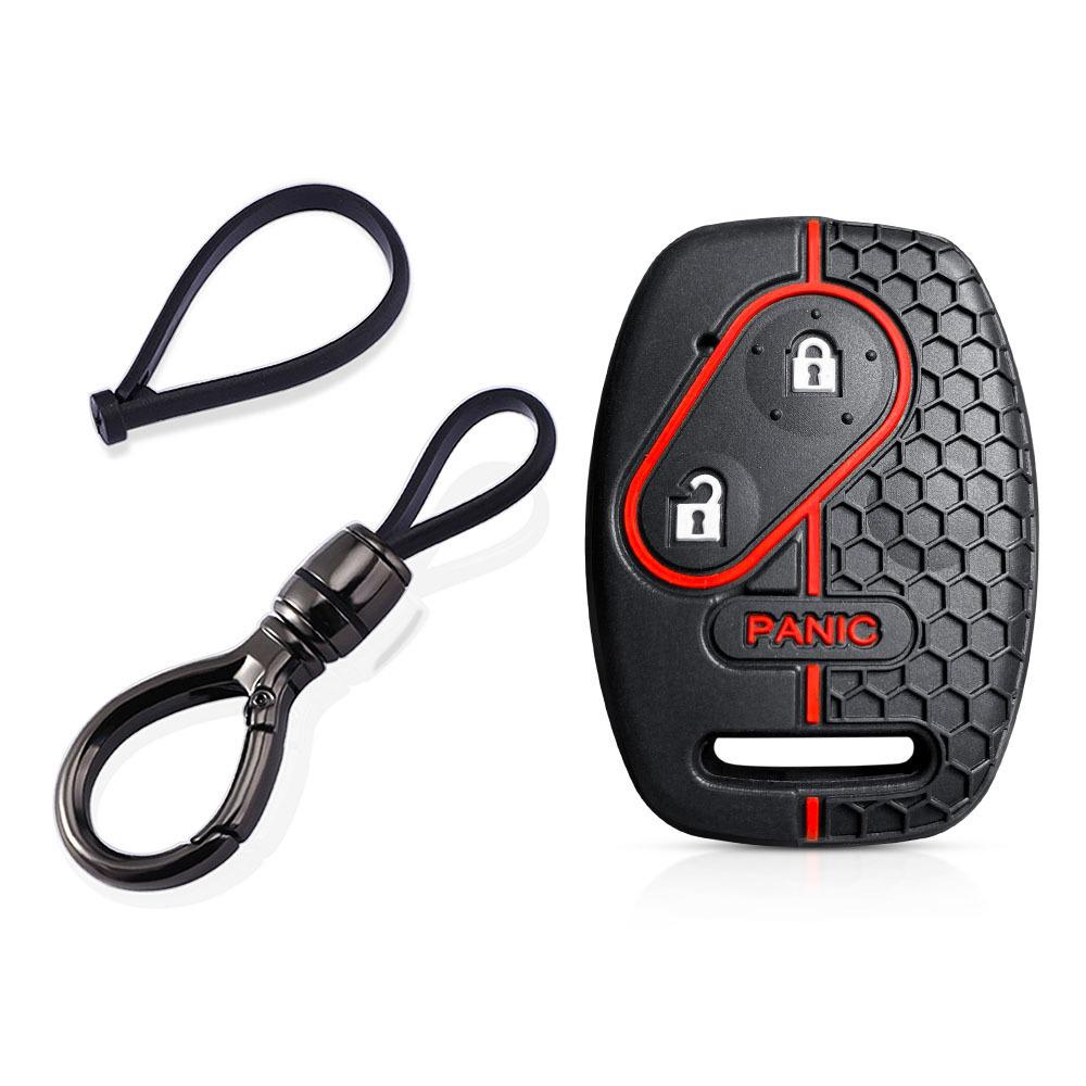 Для Honda CRV SRV FRV Fit Civic Accord Jazz Для Acura CSX Силиконовый Чехол для Ключа Брелок Аксессуары Держатель Оболочка Чехол для Ключа