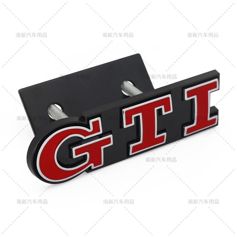 1Pc 3D Metal GTI Grill Emblem Car Front Hood Stickers For Sagitar Magotan Polo Santana Lavida Gran Lavida Lamando Golf