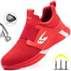 New Men Work Sneakers Safety Shoes Men Women Work Boots Anti-puncture Safety Footwear Steel Toe Shoes Lightweight Men Shoes