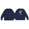 Japanese Vintage Long Sleeve T-Shirt Cartoon Animal Print Loose Fit Teens