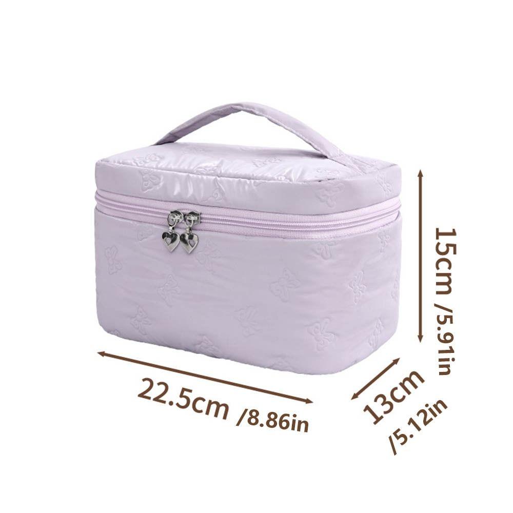 Large Capacity Travel Washroom Bag Square Cosmetics Storage Bag Fashion Women Makeup Bag Toilet