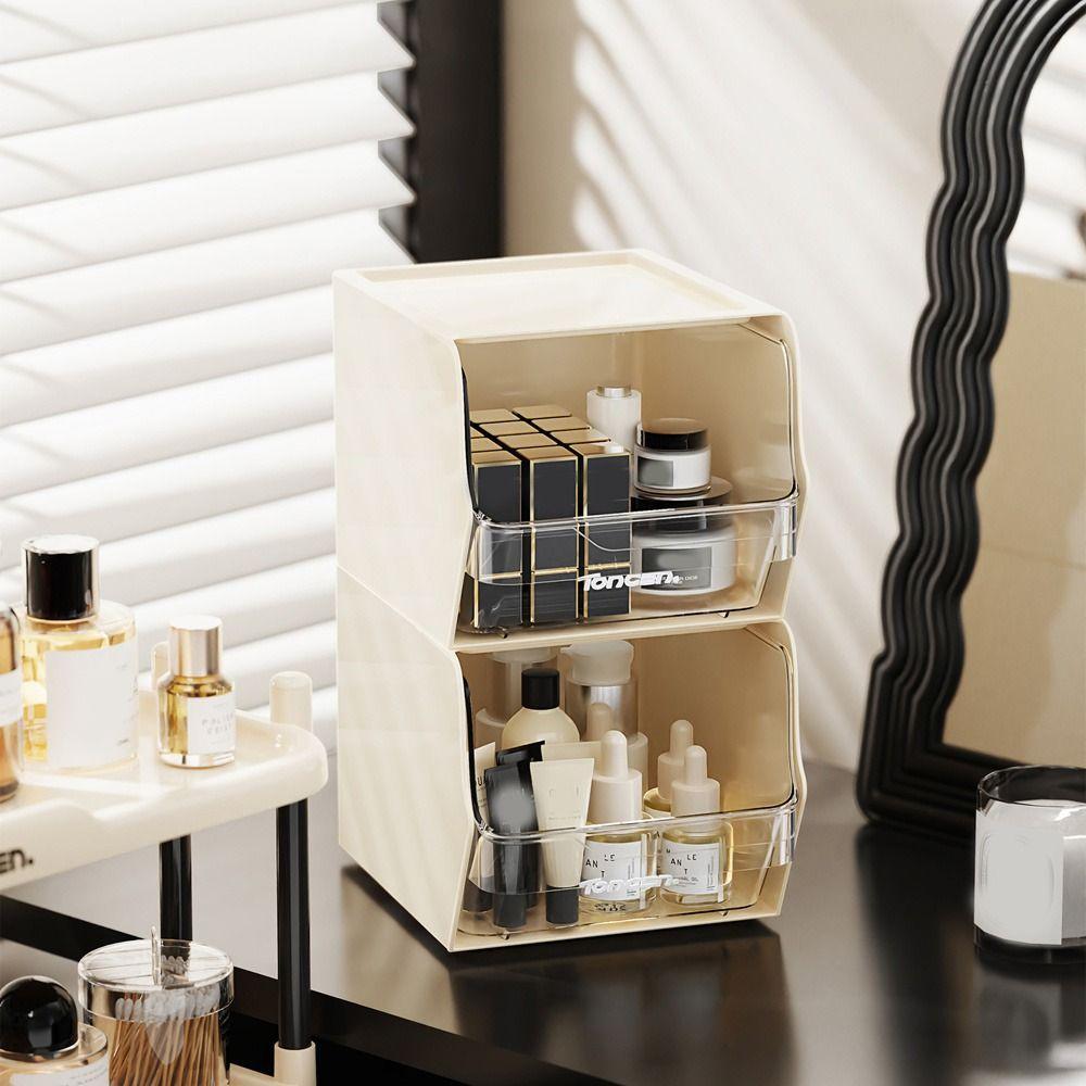 Stackable Tea Bag Storage Box Wall-Mounted Sundries Storage Rack Desktop Storage Box for Home