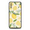 Чехол для телефона Samsung Galaxy A56 A36 A26 A06 A16 A24 A36 A54 A14 A42 A22 A20 A12 A10 5G Мягкий ТПУ Летний Свежие Фрукты Принт с Лимонами
