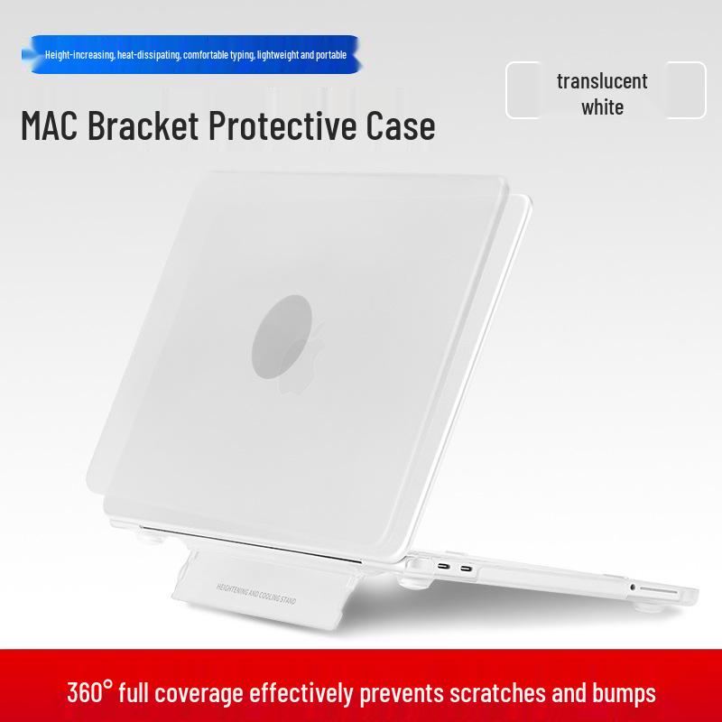 Защитный чехол-книжка из матового кристалла с подставкой для Apple MacBook Neo 13/14.2/15 Pro/Air