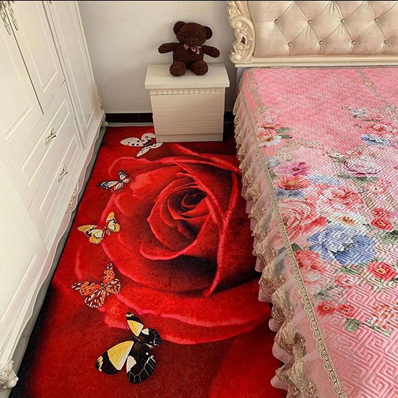 Ковер для спальни, светлый, роскошный ковер для девочки, теплый ковер для спальни, прикроватный ковер для гостиной, коврик для чайного столика