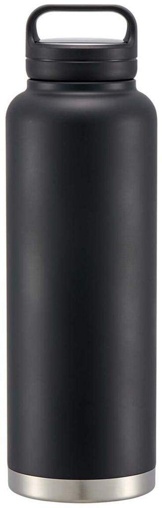 Skater Кружка-бутылка из нержавеющей стали 1500 мл с винтовой ручкой Skater Черная Термо/Холодная STSC15-A