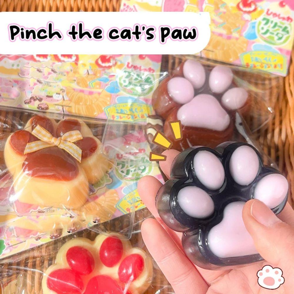 Vent Squeeze Cat Paw TPR Cat Claw Pinch Toy Quick Recovery Cat Paw Slow Rebound Toy  Unique Gift