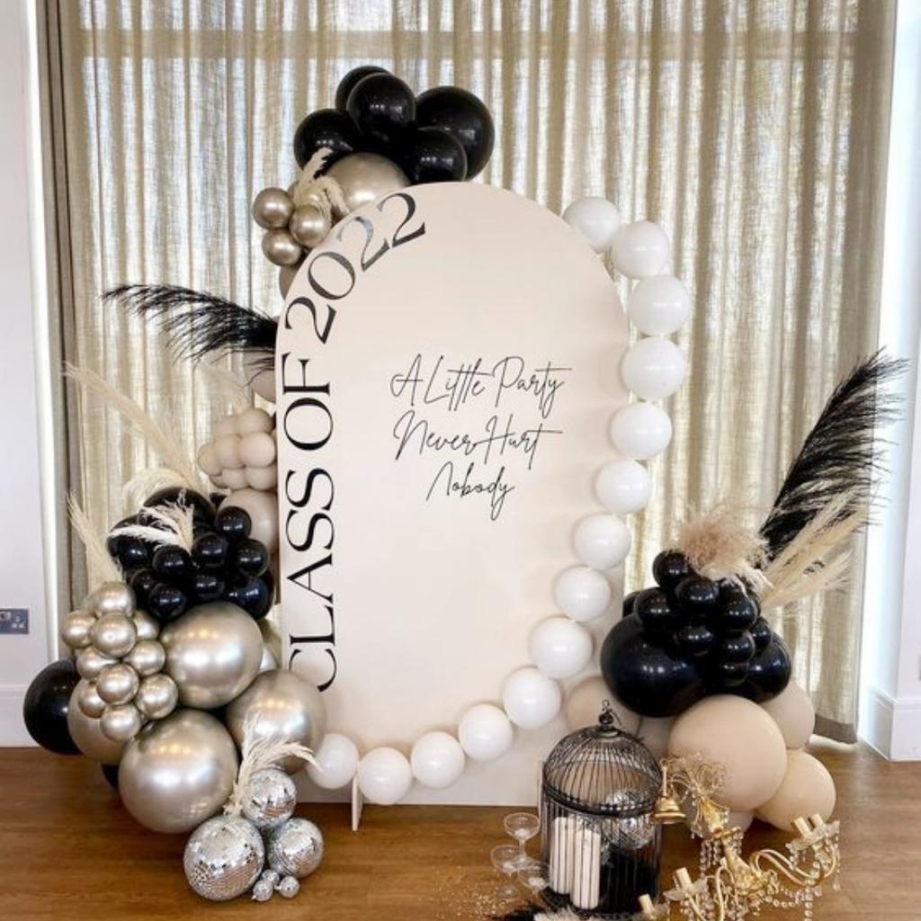 100 шт., одноцветный воздушный шар, цепочка для воздушных шаров «сделай сам», шарик Линколона, игольчатый хвост, цепочка для воздушных шаров на день рождения, выпускной, юбилей, вечерние украшения