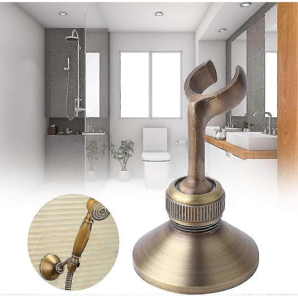 Brass Adjustable Shower Head Holder Heavy Duty Electroplating Shower Head Holder Stylish Shower Head Holder For Home Bathroom Accessory - RIpj
